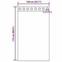 Verduisterende gordijnen 2 pcs Donkergroen 140 x 175 cm Fluweel 8