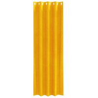 Verduisterende gordijnen 2 pcs Mosterdgeel 140 x 225 cm Fluweel 4