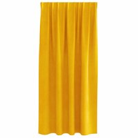 Verduisterende gordijnen 2 pcs Mosterdgeel 140 x 175 cm Fluweel 4