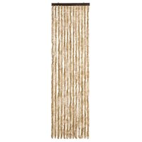 Vliegengordijn 56x200 cm chenille beige 3