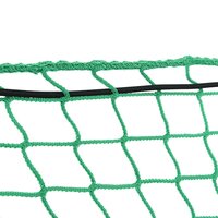 Aanhangwagennet elastisch touw 3x3 m polypropeen groen 5