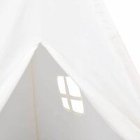 Tipi Tent Wit 120 x 120 x 150 cm Stof en Plastic 8