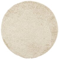 Vloerkleed PAMPLONA shaggy hoogpolig modern &Oslash; 160 cm goudkleur 2