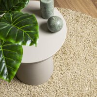 Vloerkleed PAMPLONA shaggy hoogpolig modern &Oslash; 160 cm goudkleur 7