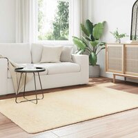 Hoogpolig vloerkleed NAVARRA 130x200 cm polyester cr&egrave;mekleurig 3