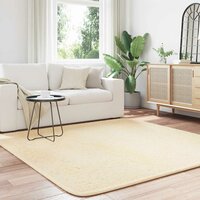 Hoogpolig vloerkleed NAVARRA 200x200 cm polyester cr&egrave;mekleurig 3