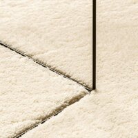 Vloerkleed HUARTE laagpolig zacht wasbaar 60x110 cm cr&egrave;me 8