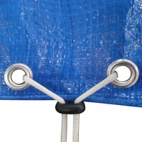 Zwembadhoes rechthoekig 90 g/m&sup2; 394x207 cm PE 4