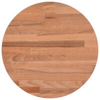 Tafelblad rond &Oslash;30x2,5 cm massief beukenhout 2