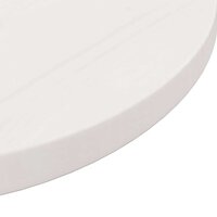 Tafelblad rond &Oslash;30x3 cm massief grenenhout wit 6