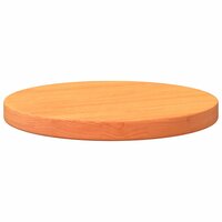 Tafelblad rond &Oslash;30x2,5 cm massief grenenhout wasbruin 4