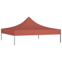 Partytentdak 270 g/m&sup2; 3x3 m terracotta 2