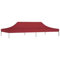 Partytentdak 270 g/m&sup2; 6x3 m bordeauxrood 2