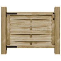 Poort 100x75 cm groen ge&iuml;mpregneerd grenenhout 2