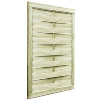 Poort 100x125 cm groen ge&iuml;mpregneerd grenenhout 2