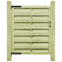 Poort 100x125 cm ge&iuml;mpregneerd grenenhout groen 2