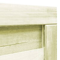 Poort 100x125 cm ge&iuml;mpregneerd grenenhout groen 4