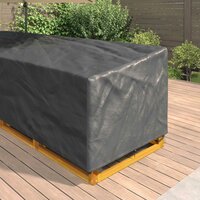 Meubelhoes Zwart 325 x 325 x 80 cm 210D Oxford Stof 4