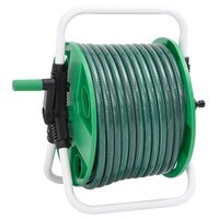 Slanghaspel met slangkoppelset 0,75" 20 m vrijstaand PVC groen 4