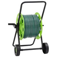 Slanghaspelkar en slangkoppelset 0,75" staand 30 m PVC groen 4