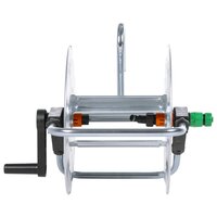 Slanghaspel voor 50 m 1/2" of 35 m 3/4" slang wandmontage staal 3