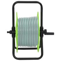 Slanghaspel voor 45 m 1/2" slang vrijstaand staal groen 2