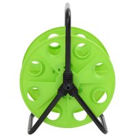 Slanghaspel voor 45 m 1/2" slang vrijstaand staal groen 4