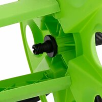 Slanghaspel voor 45 m 1/2" slang vrijstaand staal groen 7