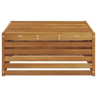 Buiten Voetenbank Naturel 79 x 79 x 37 cm Massief Acaciahout 4