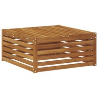 Buiten Voetenbank Naturel 79 x 79 x 37 cm Massief Acaciahout 5