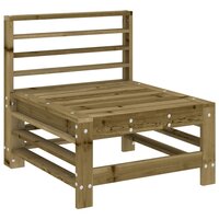 Tuinmiddenbanken 2 st ge&iuml;mpregneerd grenenhout 3