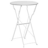 Bistrotafel Wit &Oslash; 50 x 71 cm Poedercoating staal 6