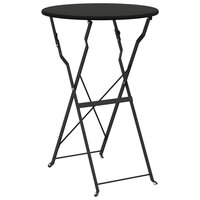 Bistrotafel Antraciet &Oslash; 50 x 71 cm Poedercoating staal 2