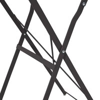 Bistrotafel Antraciet &Oslash; 50 x 71 cm Poedercoating staal 8