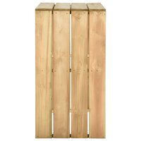 Bartafel 100x60x110 cm ge&iuml;mpregneerd grenenhout 3