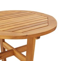 Tuinbartafel &Oslash; 60x105 cm massief acaciahout 9