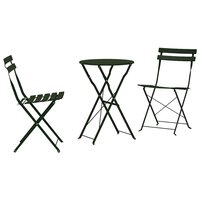 Vouw Bistroset 3 pcs Bossen Staal 2