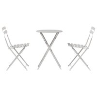 Vouw Bistroset 3 pcs Beige Staal 7