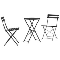 Vouw Bistroset 3 pcs Antraciet Staal 2