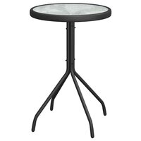 Tuin Bistroset 3 pcs Zwart Staal 6