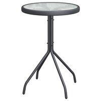 Tuin Bistroset 3 pcs Grijs Staal 6