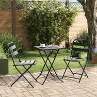 Tuin Bistroset 3 pcs Antraciet Staal 4