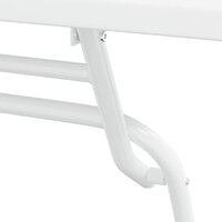 Tuin Bistroset 3 pcs Wit Staal 9
