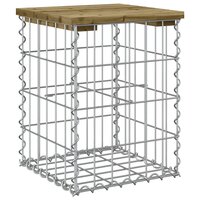 Tuinbank schanskorfontwerp 33x31x42 cm ge&iuml;mpregneerd grenenhout 2
