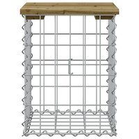 Tuinbank schanskorfontwerp 33x31x42 cm ge&iuml;mpregneerd grenenhout 3