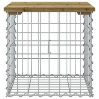 Tuinbank schanskorfontwerp 43x44x42 cm ge&iuml;mpregneerd grenenhout 3