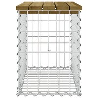Tuinbank schanskorfontwerp 63x31,5x42 cm ge&iuml;mpregneerd hout 4