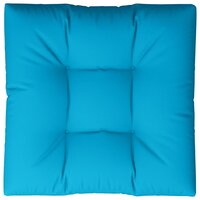 Palletkussen 70x70x12 cm stof blauw 6