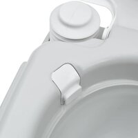 Campingtoilet Grijs en Wit 41,5 x 36,5 x 30 cm Polyetheen 8