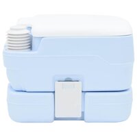 Campingtoilet Lichtblauw en Wit 41,5 x 36,5 x 30 cm Polyetheen 4